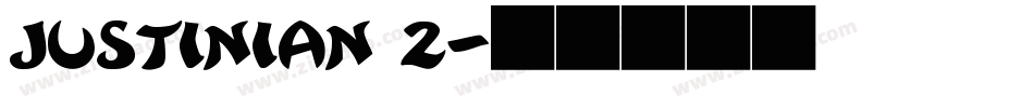 Justinian 2字体转换